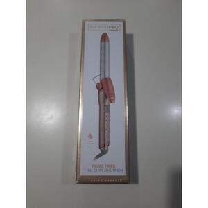 InfinitiPro by Conair Frizz Free 1 in. Curling Iron  Titanium Ceramic Barrel NEW